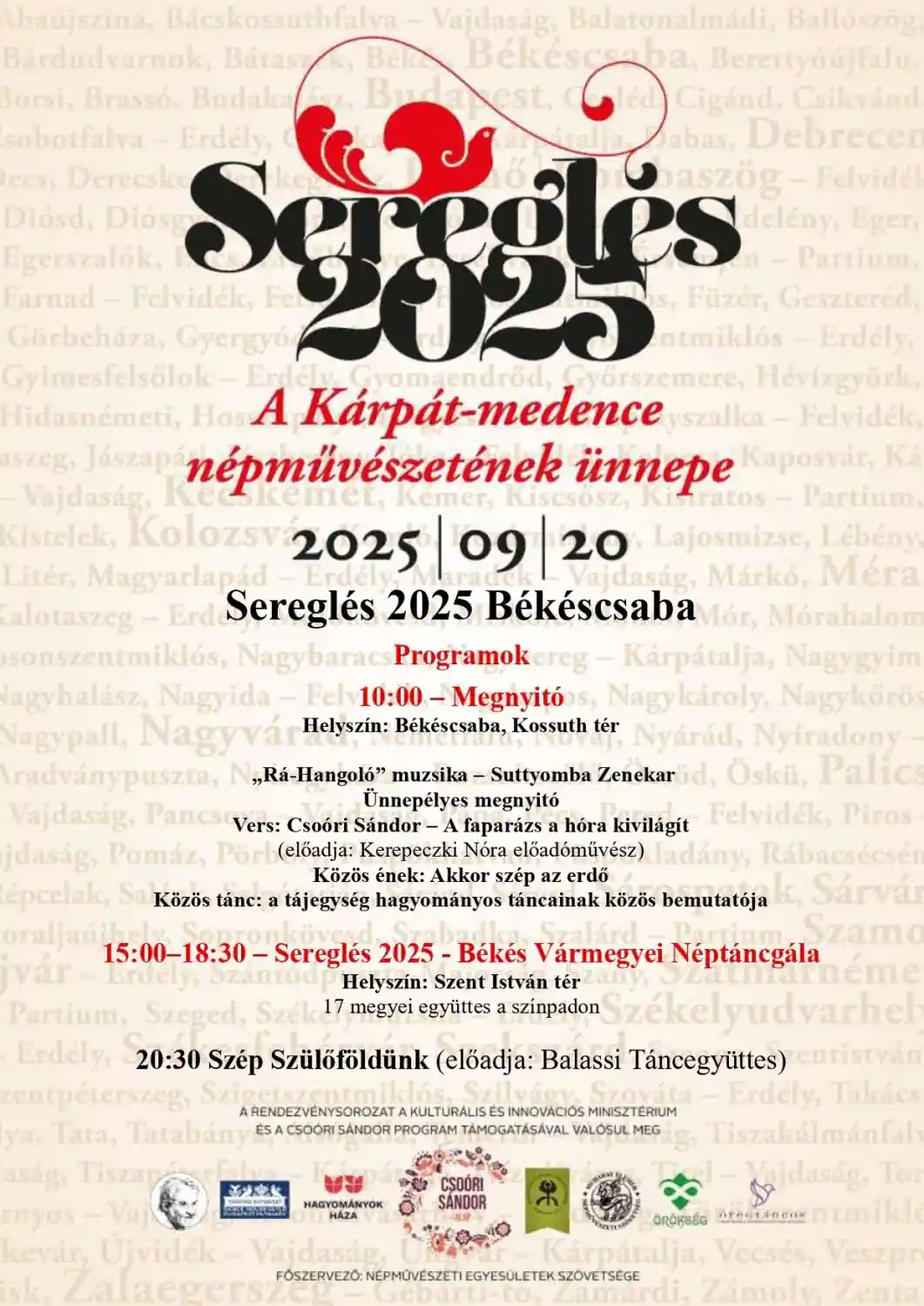 Sereglés 2025